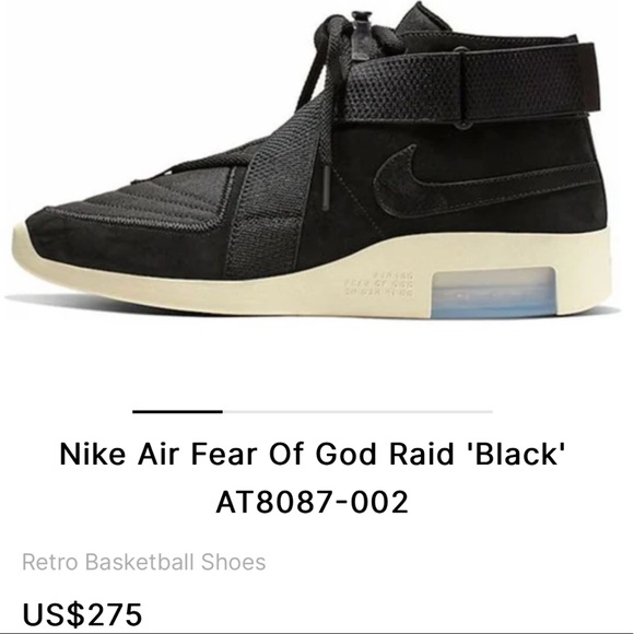 AIR 180 fear of god Nikes - Picture 7 of 7